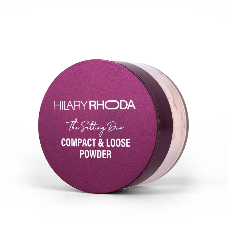 Hilary Rhoda Compact & Loose Powder | Natural | 2-in-1 Setting Powder for Oil Control & Matte Finish | Weightless | Blends Effortlessly | Long-Lasting | Hides Imperfections | for Indian Skintone | (Shade 02) 32g thumbnail 8